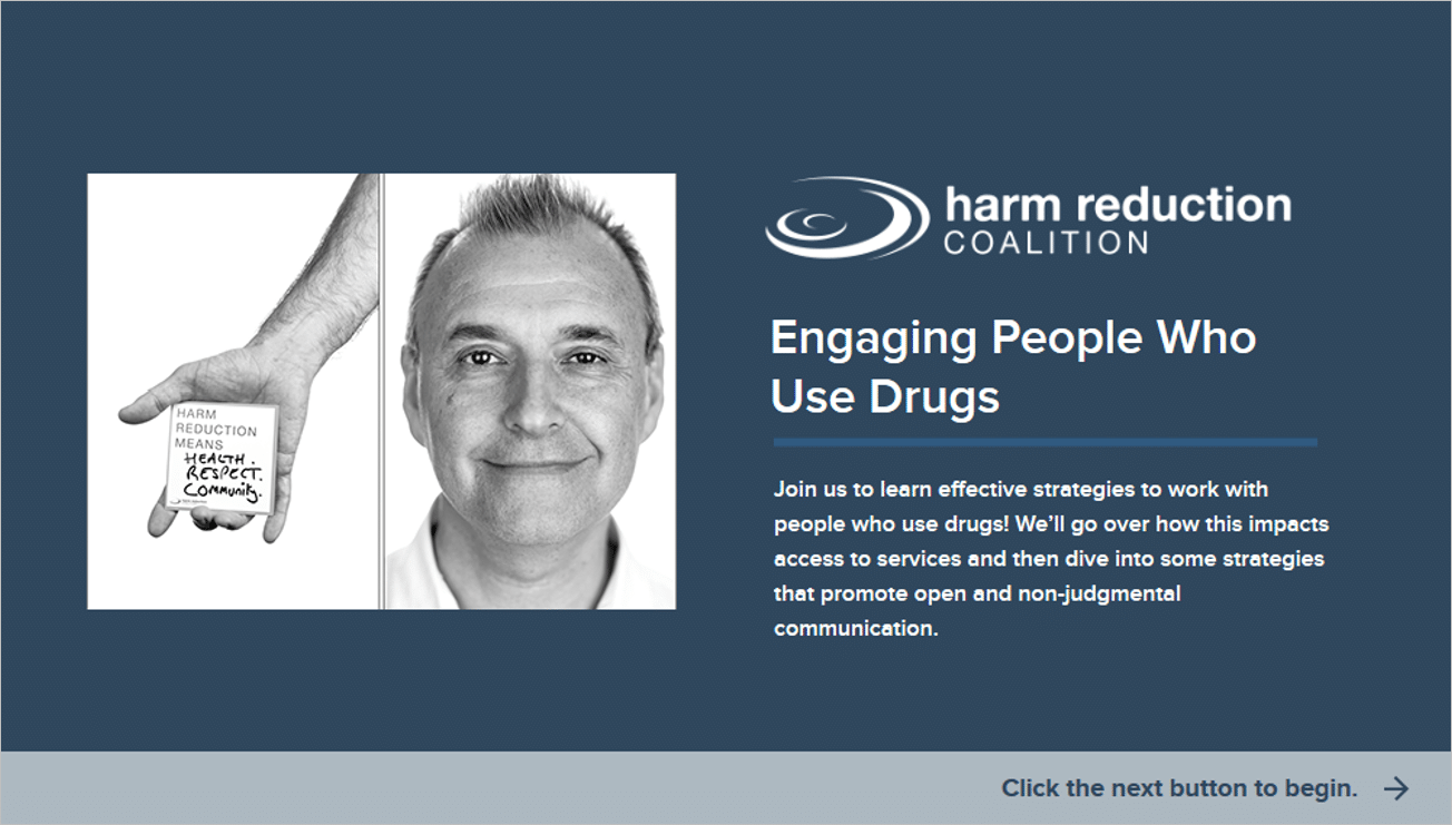 Harm Reduction Coalition e-Learning